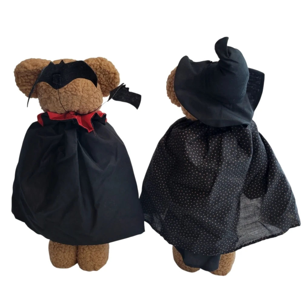 Vintage Terrys Village Witch and Vampire‎ Bears 20